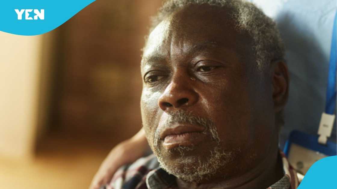 Black Mazda, Nima Police Station, Car Catches Fire, Man weeps Black Mazda, Nima Police Station, Car Catches Fire, Man weeps