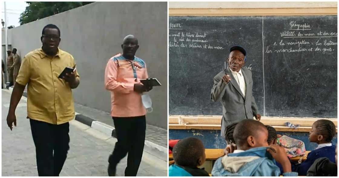 Ghanaian teachers classroom Ghanaian teachers classroom