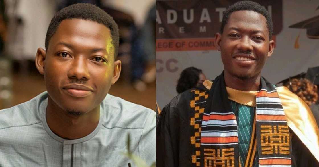 Ghanaian man graduates university afte 9 years Ghanaian man graduates university afte 9 years