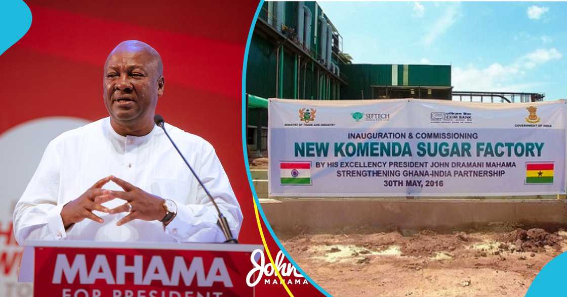 Mahama has warned that his future government would not honour the Komenda Sugar Factory lease if the transaction is opaque