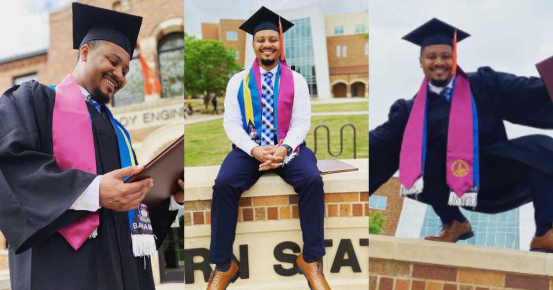 When you feel like quitting, remember why you started - Man inspires as he bags degree in engineering