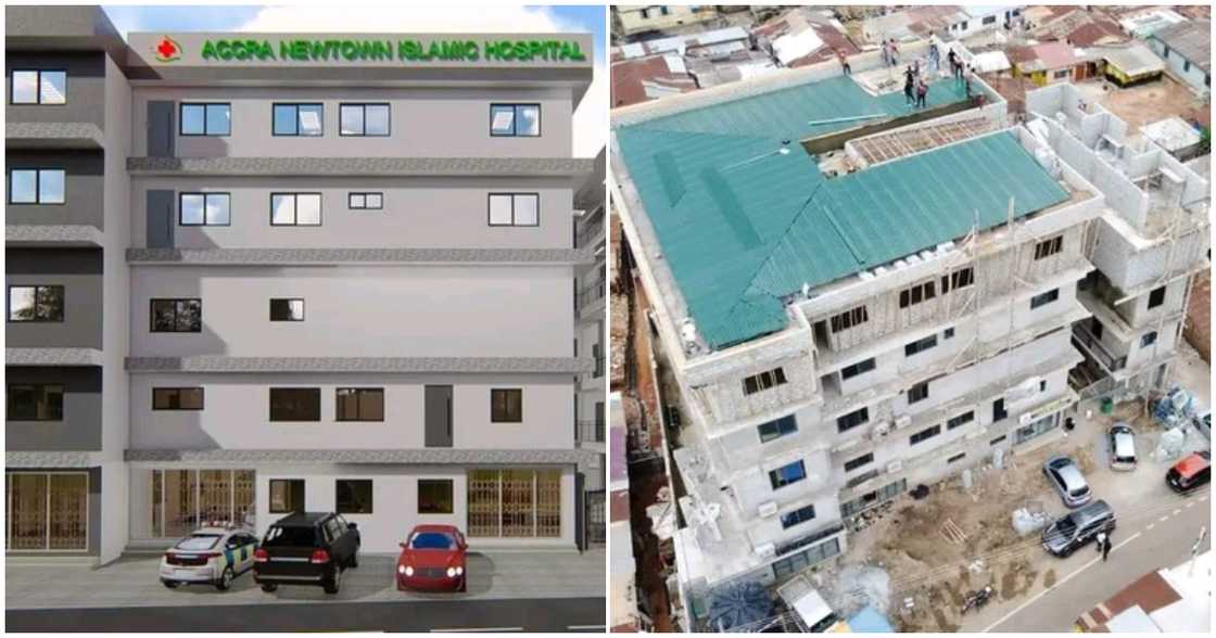 The design of the project (left) and the construction of the project (right) The design of the project (left) and the construction of the project (right)