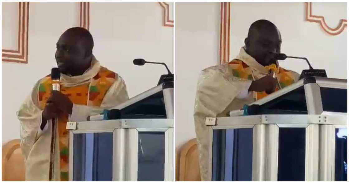 Photo of Ghanaian Catholic priest Photo of Ghanaian Catholic priest