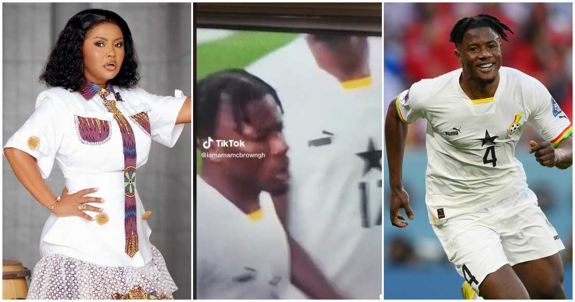 Nana Ama McBrown and Mohammed Salisu Nana Ama McBrown and Mohammed Salisu