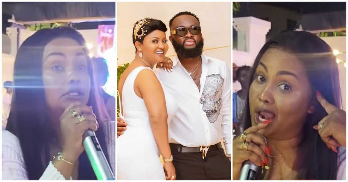 Nana Ama McBrown and her husband Maxwell Mawu Mensah Nana Ama McBrown and her husband Maxwell Mawu Mensah