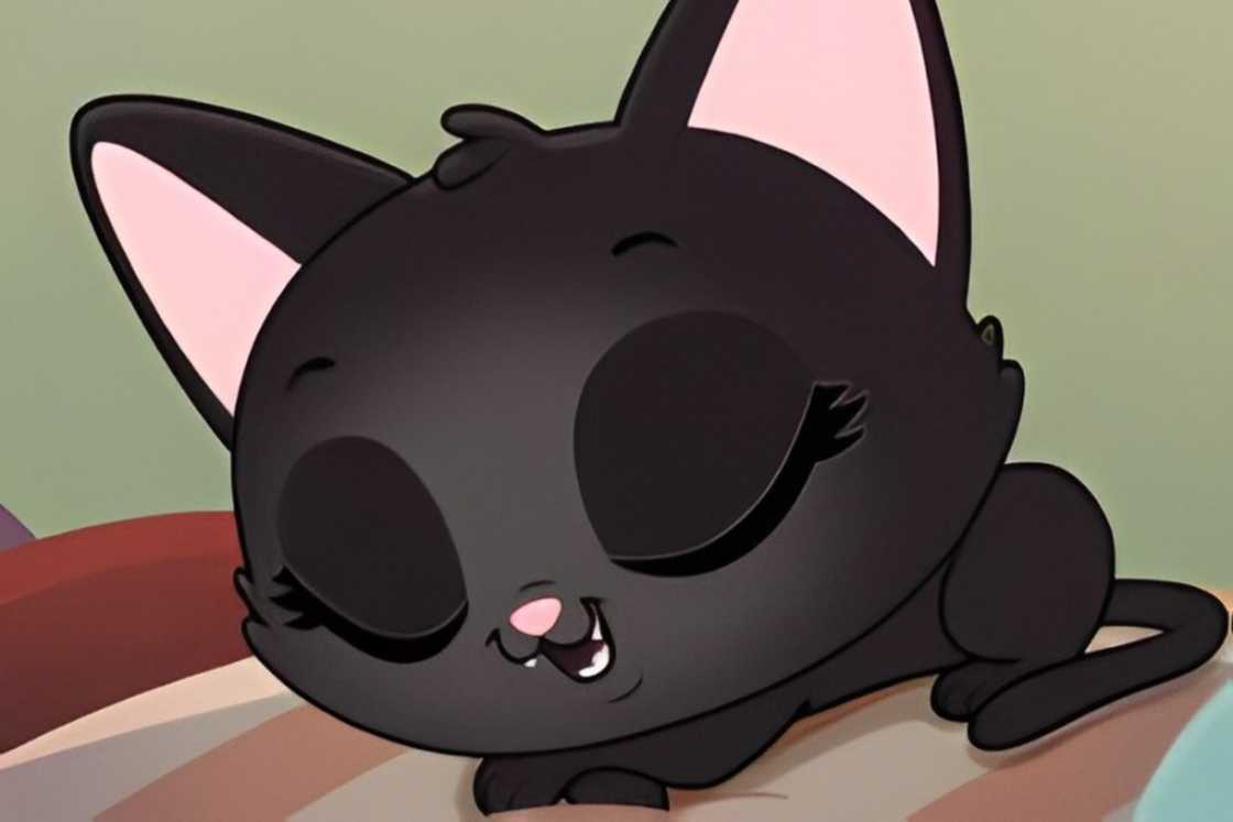 Homework is sleeping on a bed Homework is sleeping on a bed