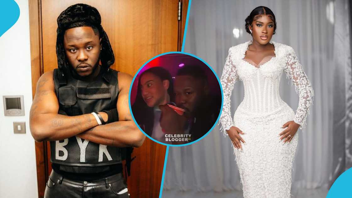 Medikal, Fella Makafui, Medikal divorce from Fella Makfui, Medikal spotted with beautiful lady