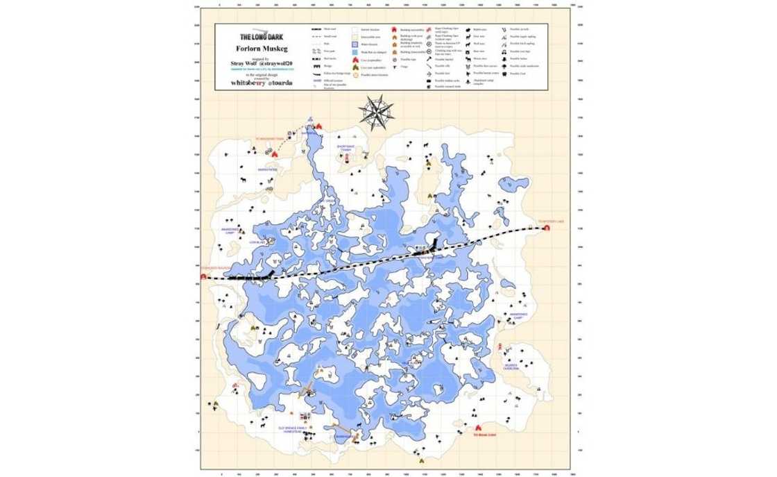 The long dark map The long dark map
