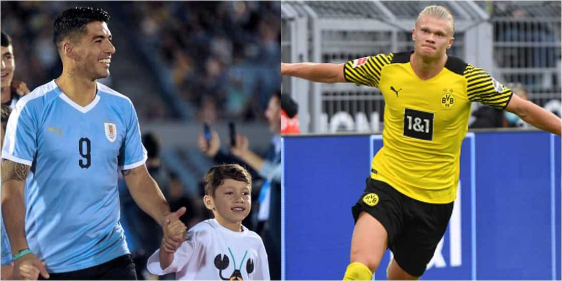 Luis Suarez thanks top European striker for sending his son a copy of his shirt as birthday gift Luis Suarez thanks top European striker for sending his son a copy of his shirt as birthday gift