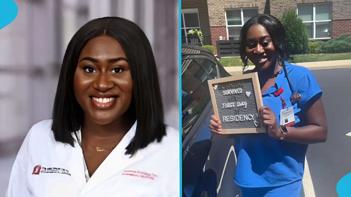 Ghanaian lady, graduate, medical practitioner, Ohio University, residency Ghanaian lady, graduate, medical practitioner, Ohio University, residency