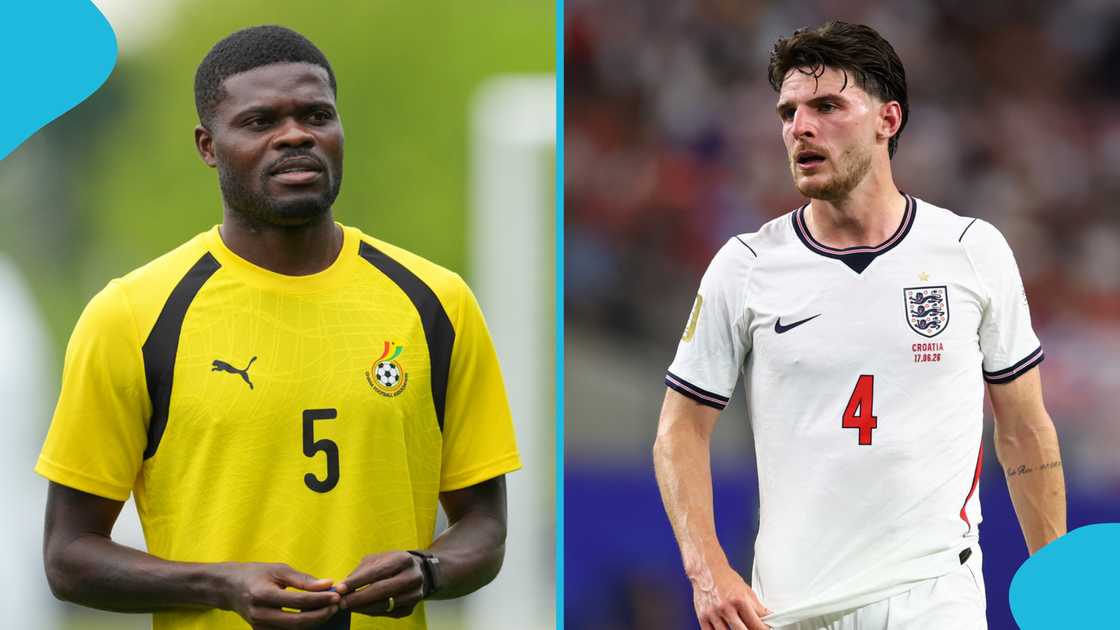 England vs Ghana, Thomas Partey, Declan Rice, World Cup 2026, Black Stars, Arsenal teammates, World Cup Group L clash, Partey misses Panama match, England players to shake Partey, Carlos Queiroz, football rivalry. England vs Ghana, Thomas Partey, Declan Rice, World Cup 2026, Black Stars, Arsenal teammates, World Cup Group L clash, Partey misses Panama match, England players to shake Partey, Carlos Queiroz, football rivalry.