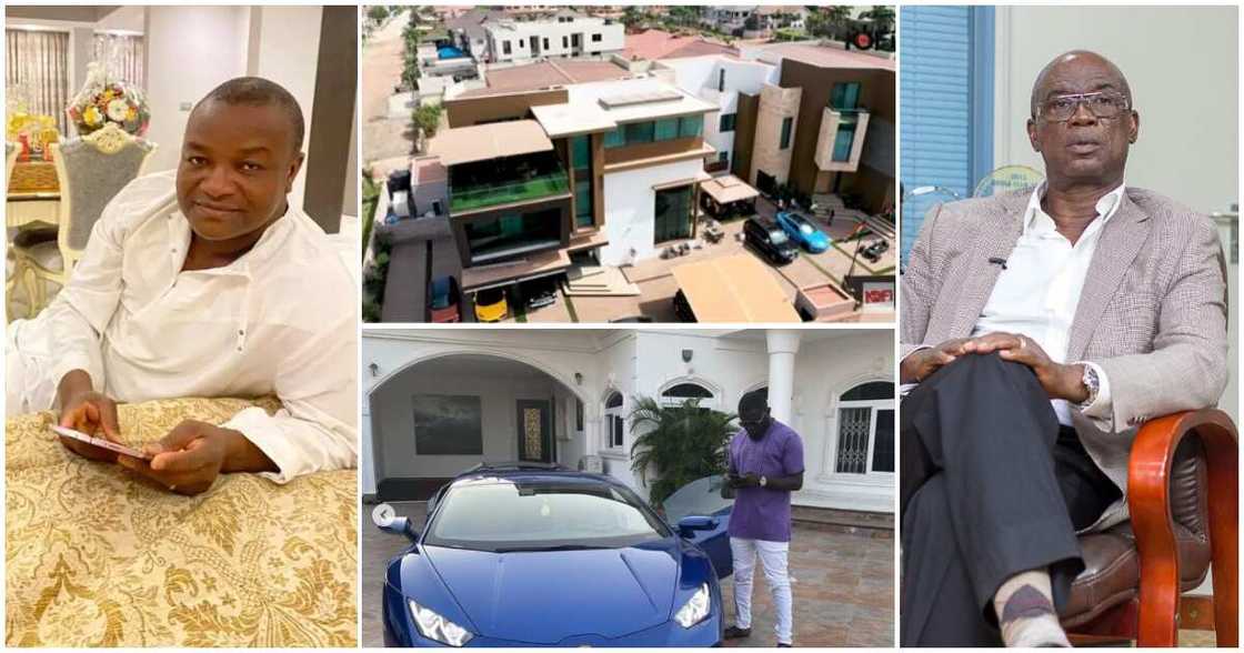 Plush mansions of businessmen in Ghana