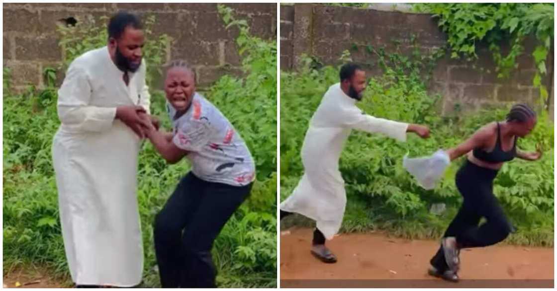 Man pranks lady with fake scorpion joke Man pranks lady with fake scorpion joke