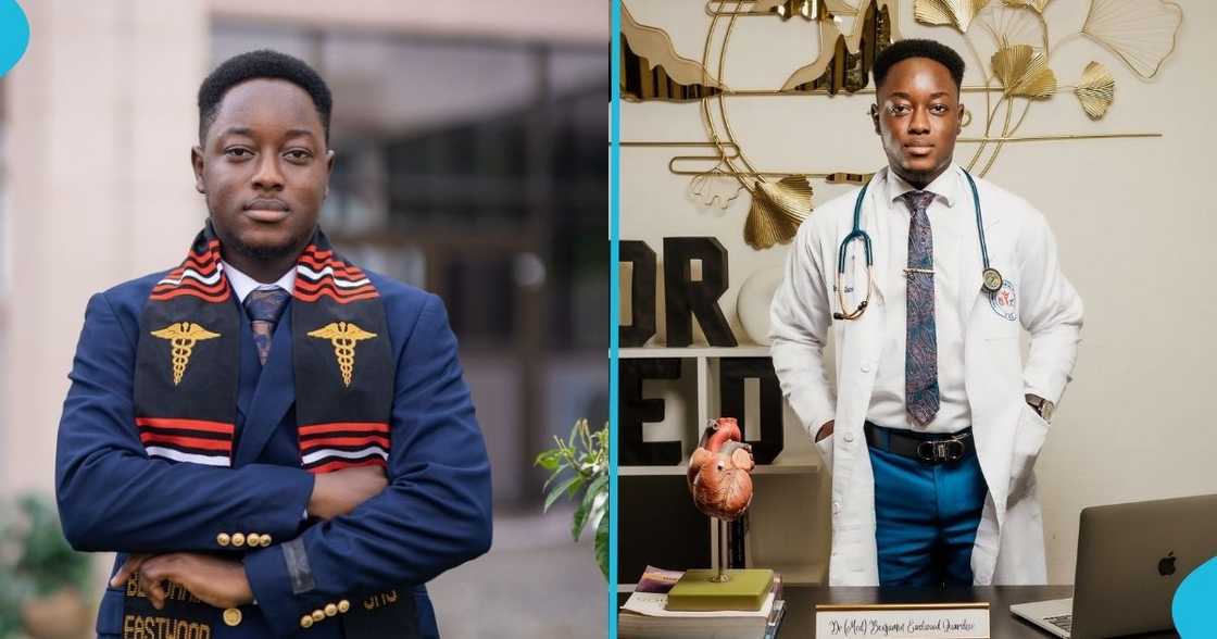 Benjamin Eastwood Quarshie, Waakye Seller's Son Becomes Doctor, University of Cape Coast, School of Medical Sciences UCC, Trailblazers Ghana Benjamin Eastwood Quarshie, Waakye Seller's Son Becomes Doctor, University of Cape Coast, School of Medical Sciences UCC, Trailblazers Ghana