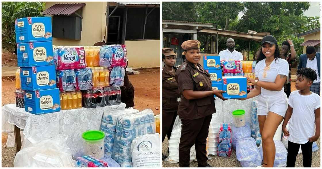 Michy Donates To Nsawam Prison Michy Donates To Nsawam Prison