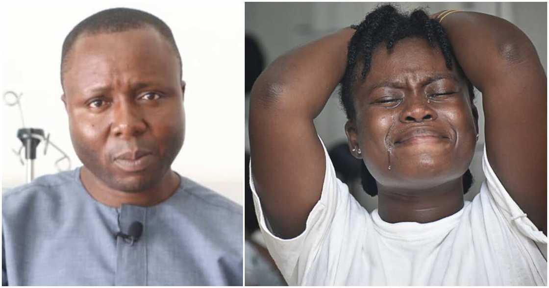 Ibrahim Oppong Kwarteng mourns his late wife Ibrahim Oppong Kwarteng mourns his late wife