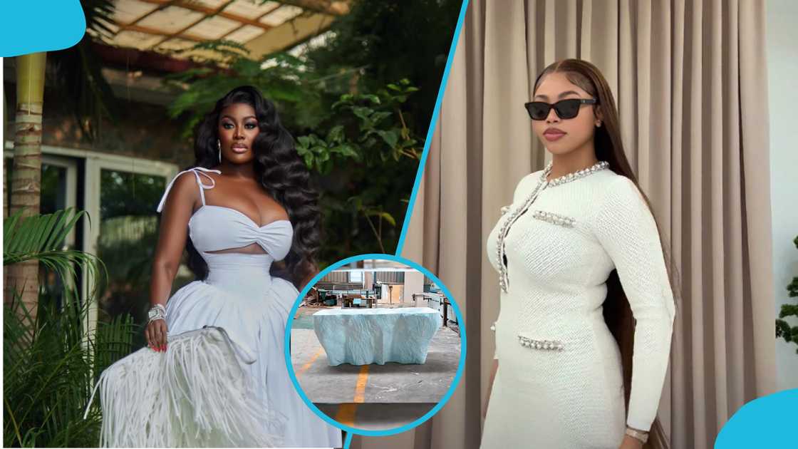 Nana Akua Addo, Quitachie, Ghanaian celebrities, crystal dining table, Ghanaian influencer, Nana Akua Addo insults, Quitachie's Master's graduation