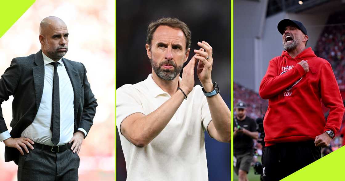 Pep Guardiola and Jurgen Klopp are among managers tipped to take over the England job from Gareth Southgate after Euro 2024. Pep Guardiola and Jurgen Klopp are among managers tipped to take over the England job from Gareth Southgate after Euro 2024.