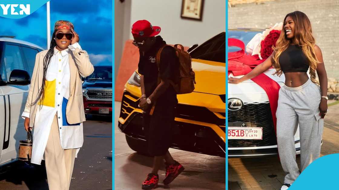 Salma Mumin, Shatta Wale, Dulcie Boateng, Ghanaian Celebrities, Luxury Cars, Lamborghini, Range Rover, Lexus Salma Mumin, Shatta Wale, Dulcie Boateng, Ghanaian Celebrities, Luxury Cars, Lamborghini, Range Rover, Lexus