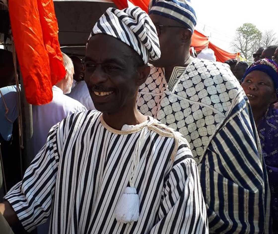 Asiedu Nketia's smock he wore to Dagbon for new Ya-Na's outdooring causes stir