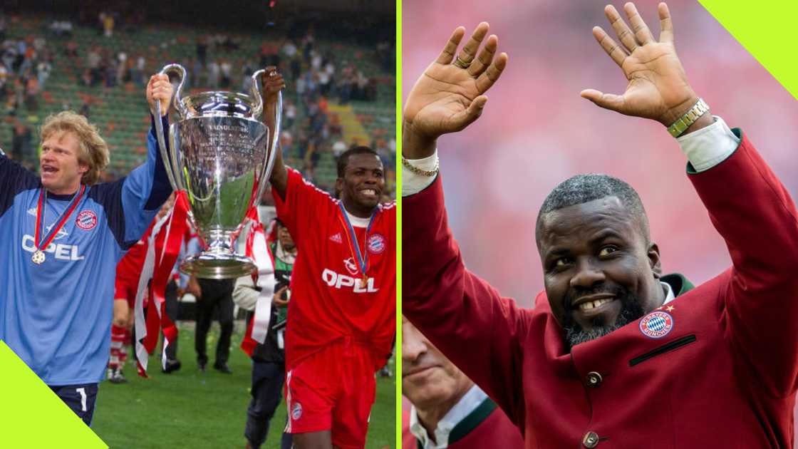 Sammy Kuffour at Bayern Munich.