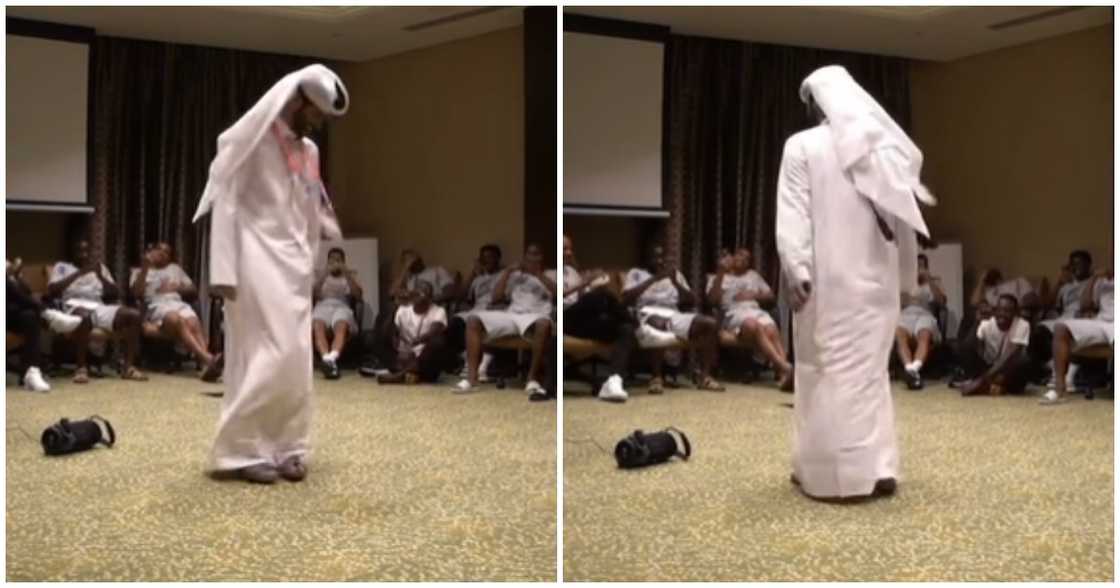 Dancing in front of Black Stars initiation night Dancing in front of Black Stars initiation night