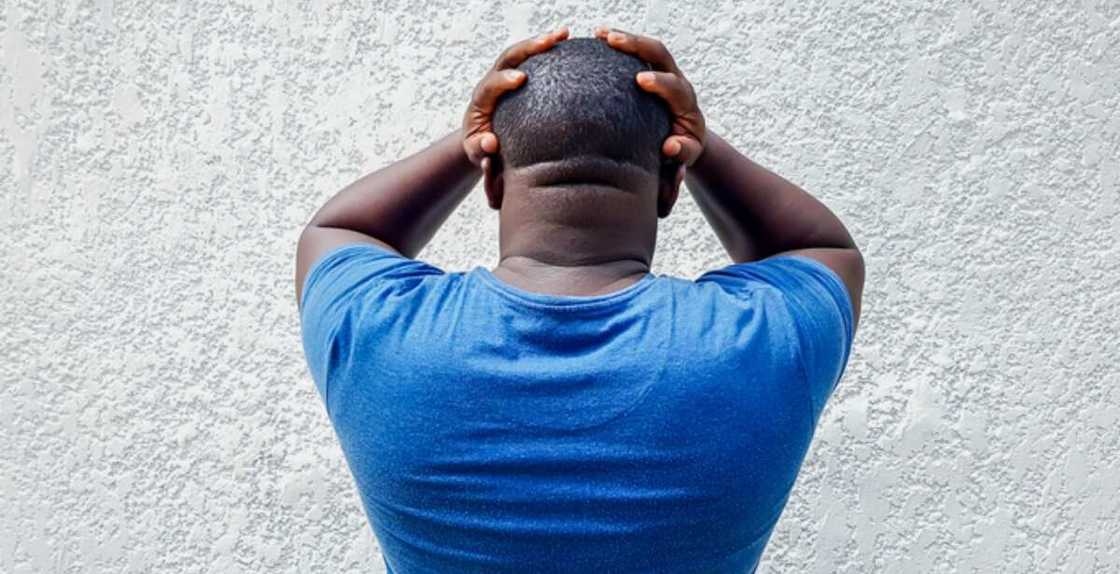 Picture of man looking worried Picture of man looking worried