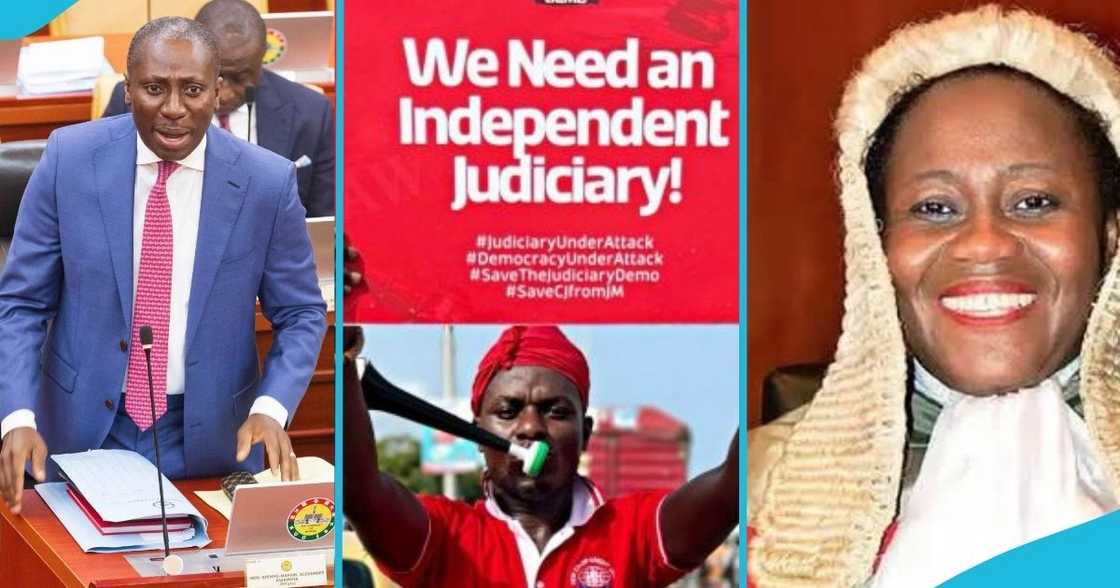 The NPP, Save the Judiciary protest, Chief Justice, Afenyo-Markin, President Mahama. The NPP, Save the Judiciary protest, Chief Justice, Afenyo-Markin, President Mahama.