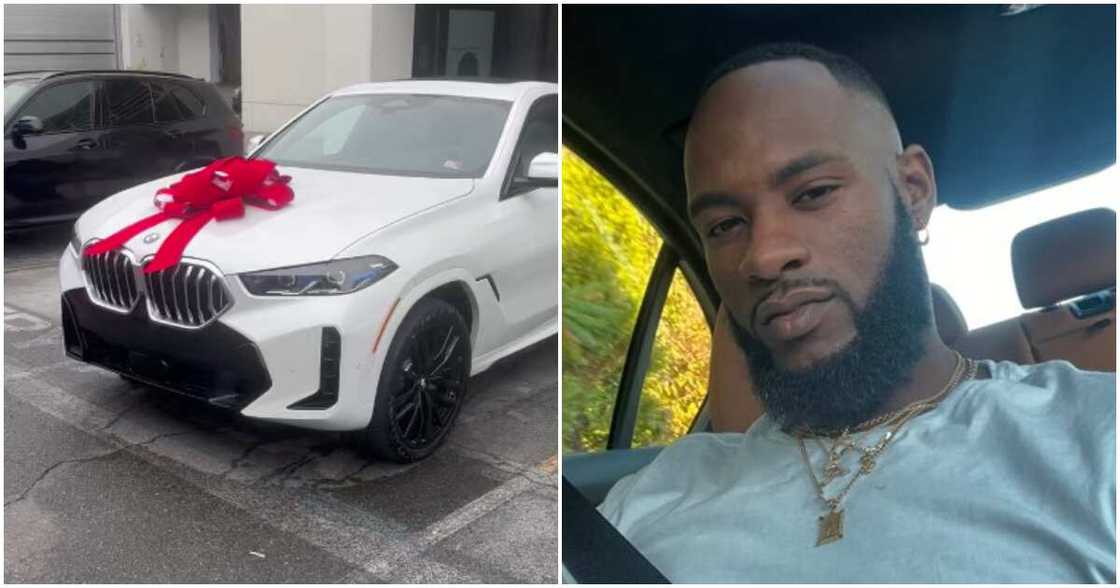 Photos of Adonis Williams and his new car. Photos of Adonis Williams and his new car.