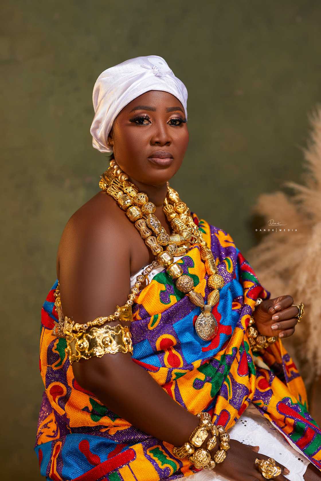 Photo of Etwereso Mabaawa Hemaa at her enstoolment ceremony.