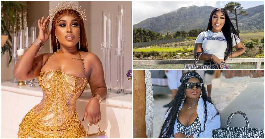 Ghanaian actresses Jackie Appiah and musician Fantana Ghanaian actresses Jackie Appiah and musician Fantana