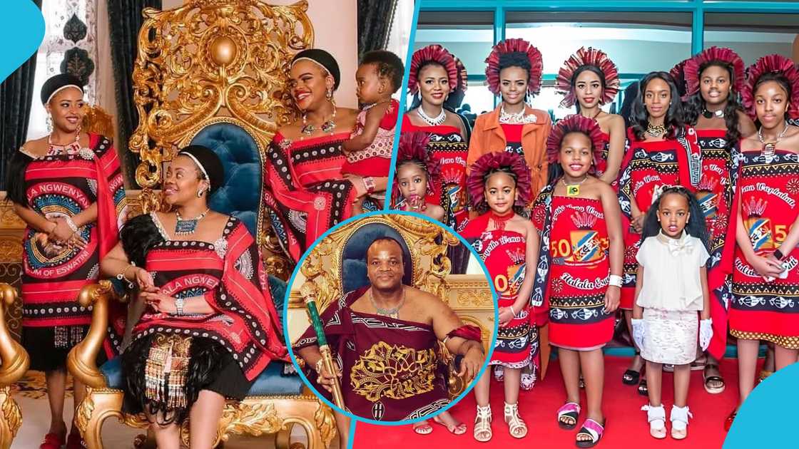 His Majesty, King Mswati III, Her Royal Highness Inkhosikati laMagongo, King Mswati III's 45 children, King Mswati III's 16 wives, King Mswati III in Ghana, King Mswati III and Otumfuo Nana Osei Tutu II