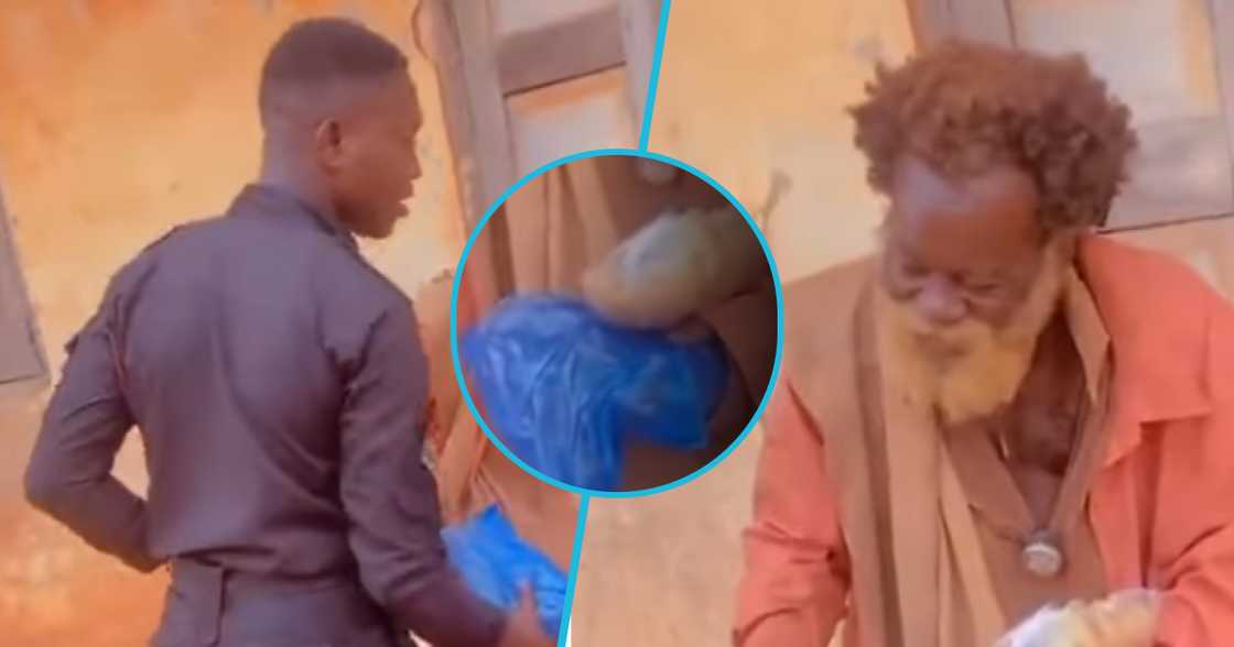 Photos of the police officer and the mentally challenged man. Photos of the police officer and the mentally challenged man.