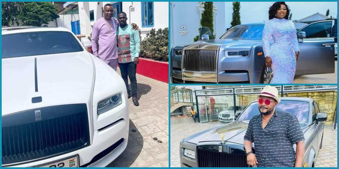 Wontumi, Obofour's wife, Taabea CEO with Rolls-Royce Wontumi, Obofour's wife, Taabea CEO with Rolls-Royce