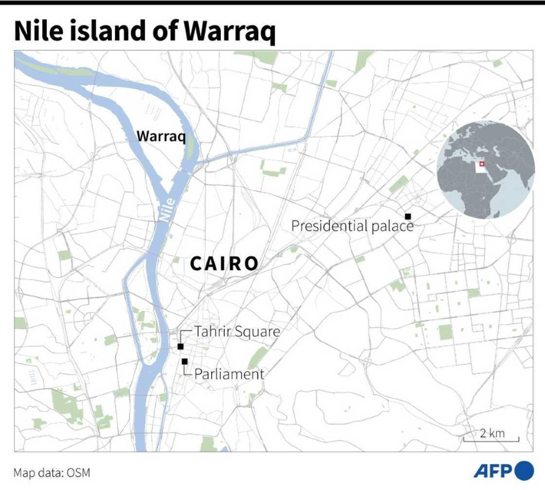 Nile island of Warraq Nile island of Warraq