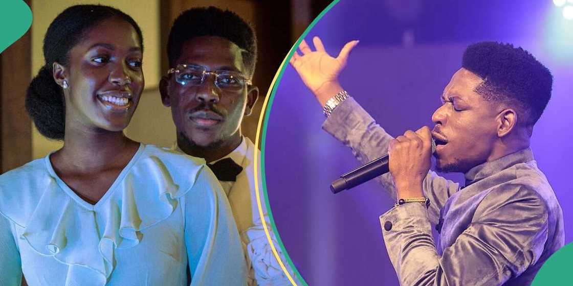 Moses Bliss' fiancee is a lawyer in the UK. Moses Bliss' fiancee is a lawyer in the UK.