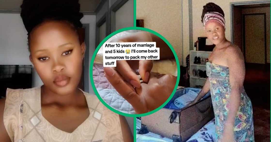 Sisanda Hlahangane documented the end of her 10-year marriage on TikTok.