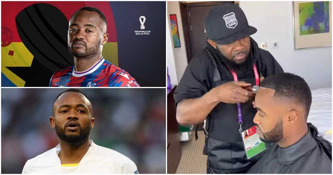 Jordon Ayew: Watch Video Of Black Stars Player Getting His Hair Trimmed By International Barber In Qatar Jordon Ayew: Watch Video Of Black Stars Player Getting His Hair Trimmed By International Barber In Qatar