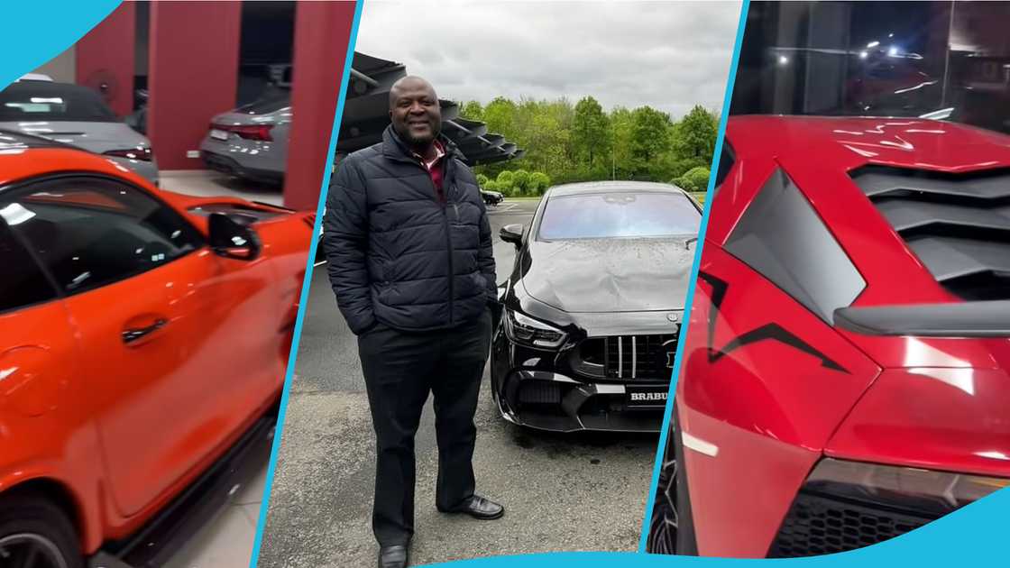 Ibrahim Mahama car collection, Porsche 992 GT3 RS, Mercedes-AMG GT Black Series, Lamborghini Aventador Superveloce, supercars in Ghana, luxury cars Ibrahim Mahama, high-performance race cars