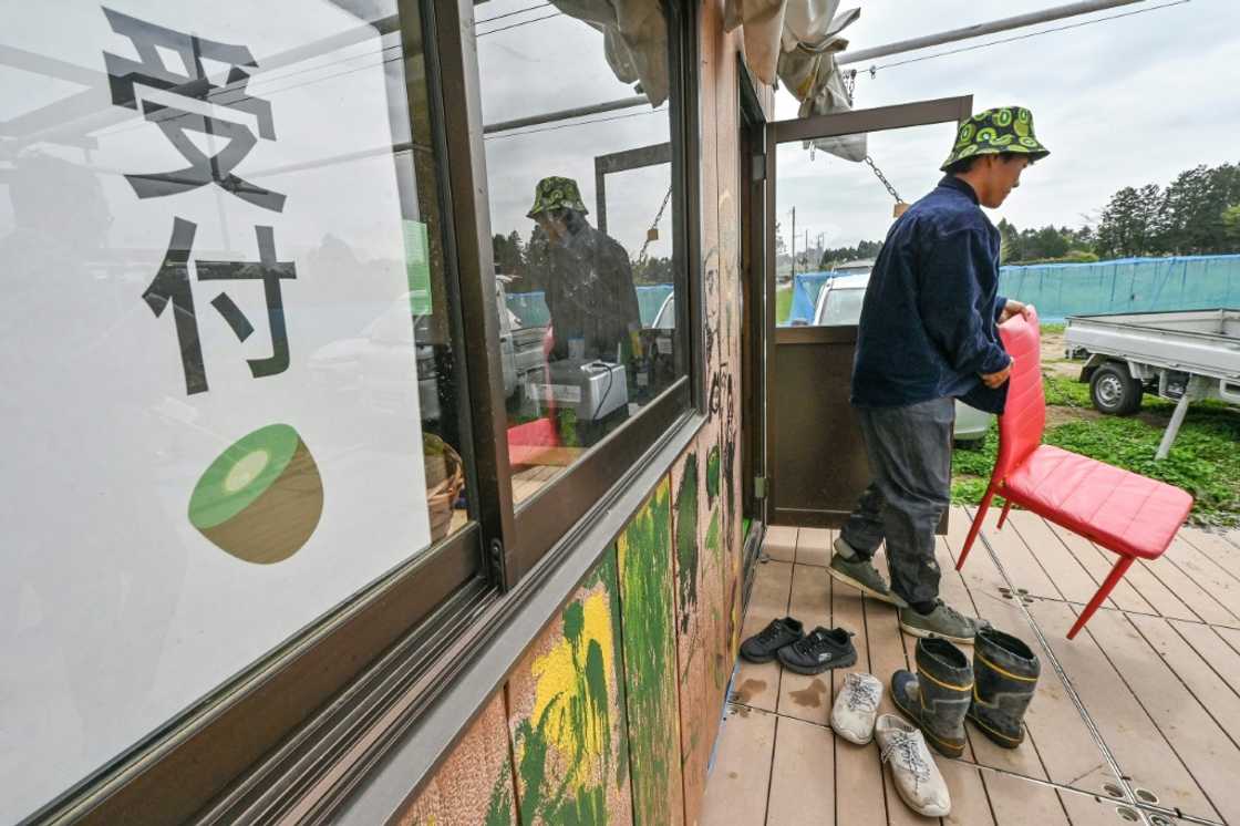 Haraguchi first visited Okuma in 2021 and met residents trying to bring back kiwi farming in an effort to rebuild their community Haraguchi first visited Okuma in 2021 and met residents trying to bring back kiwi farming in an effort to rebuild their community