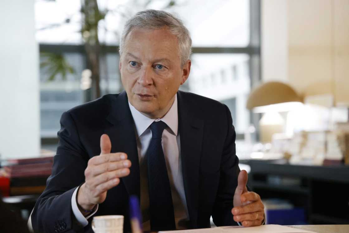 French Economy Minister Bruno Le Maire said the US spending bill was a "game changer" French Economy Minister Bruno Le Maire said the US spending bill was a "game changer"