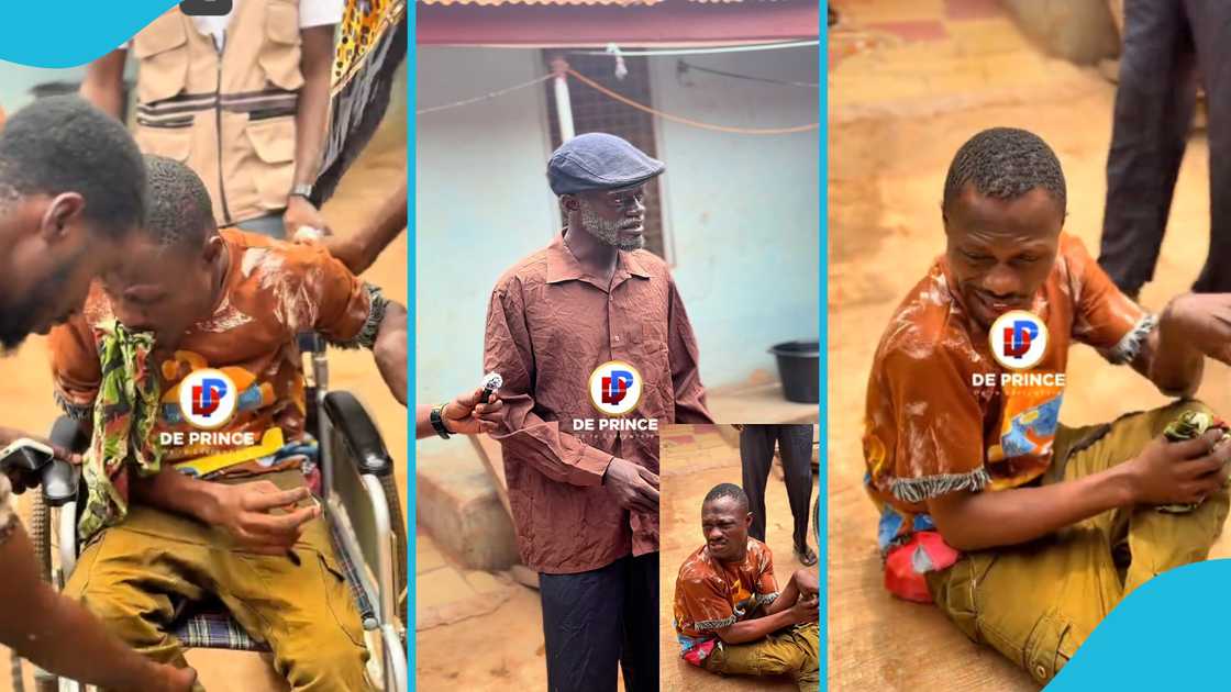 Lil Win, Kumawood actor, disabled man, wheelchair gift, Ghanaian celebrities, social media kindness