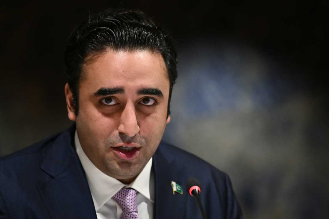 Pakistan's Foreign Minister Bilawal Bhutto Zardari opened the conference Pakistan's Foreign Minister Bilawal Bhutto Zardari opened the conference