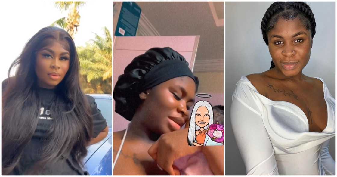 Yaa Jackson holding her baby Yaa Jackson holding her baby