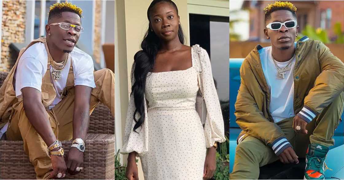 Shatta Wale and his sister Winnie Shatta Wale and his sister Winnie