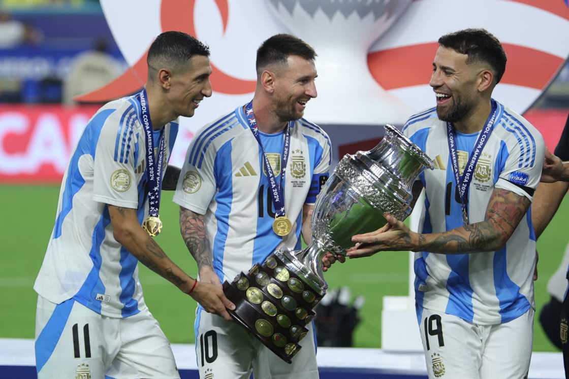 Lionel Messi after winning the 2024 Copa America. Lionel Messi after winning the 2024 Copa America.