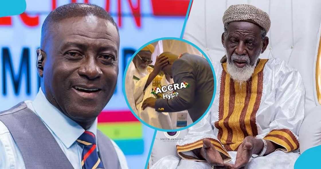 Captain Smart, National Chief Imam, Sheikh Osman Nuhu Sharubutu, Black Star Square, Mahama's inauguration. Captain Smart, National Chief Imam, Sheikh Osman Nuhu Sharubutu, Black Star Square, Mahama's inauguration.