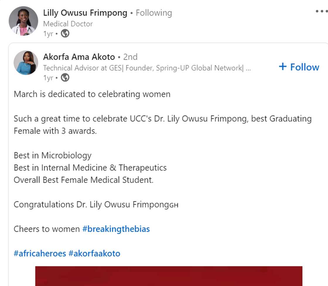 A post about Lilly Owusu Frimpong.