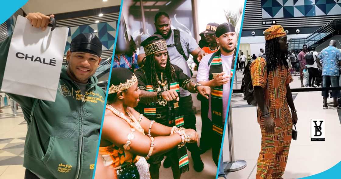 Kai Cenat and Fanum at the airport Kai Cenat and Fanum at the airport