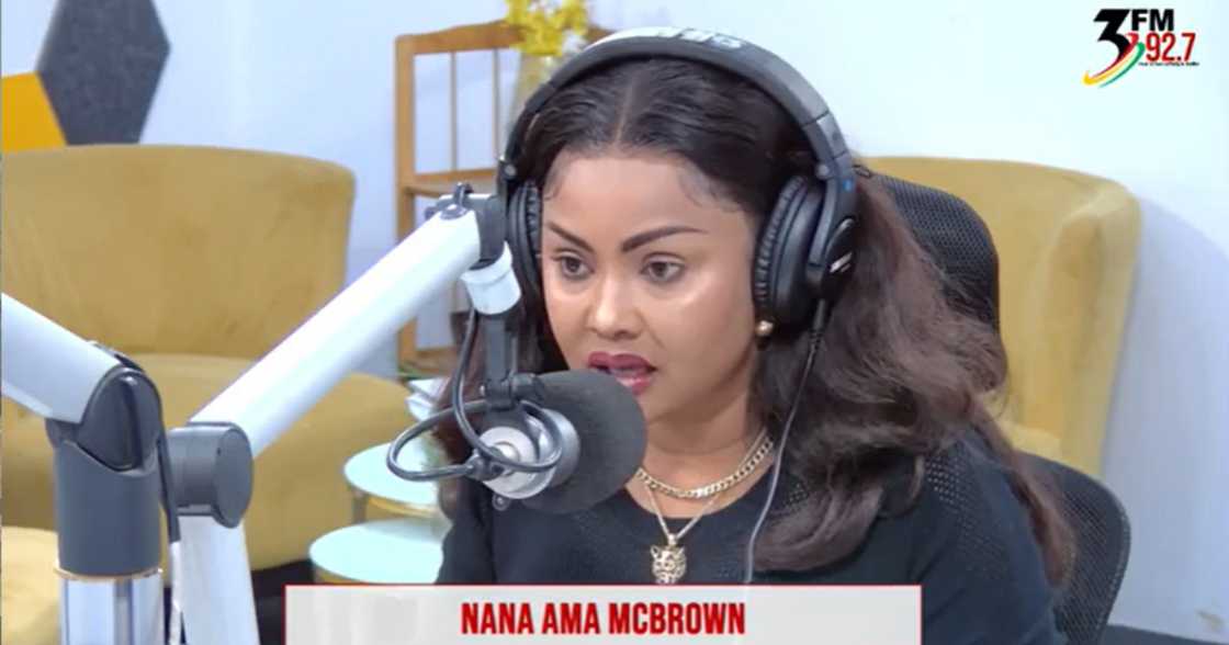 Nana Ama McBrown on 3FM 92.7 Sunrise Nana Ama McBrown on 3FM 92.7 Sunrise